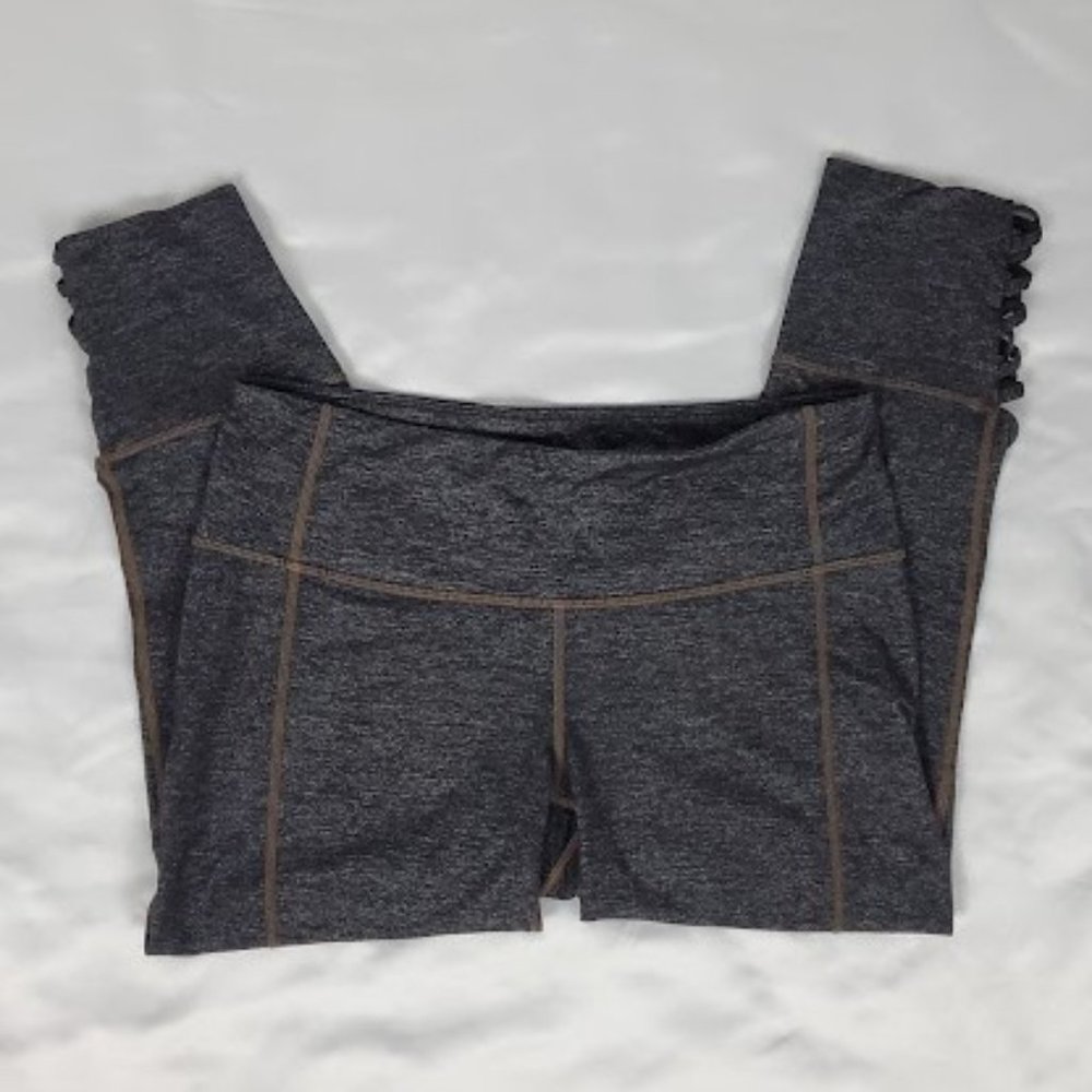 Athleta Gray Cropped Leggings Size S